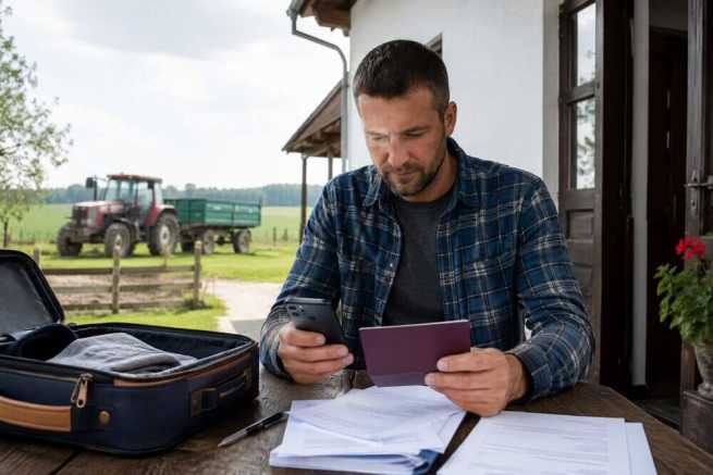 Praca sezonowa za granicą a KRUS – zgłoszenie, dokumenty i skutki